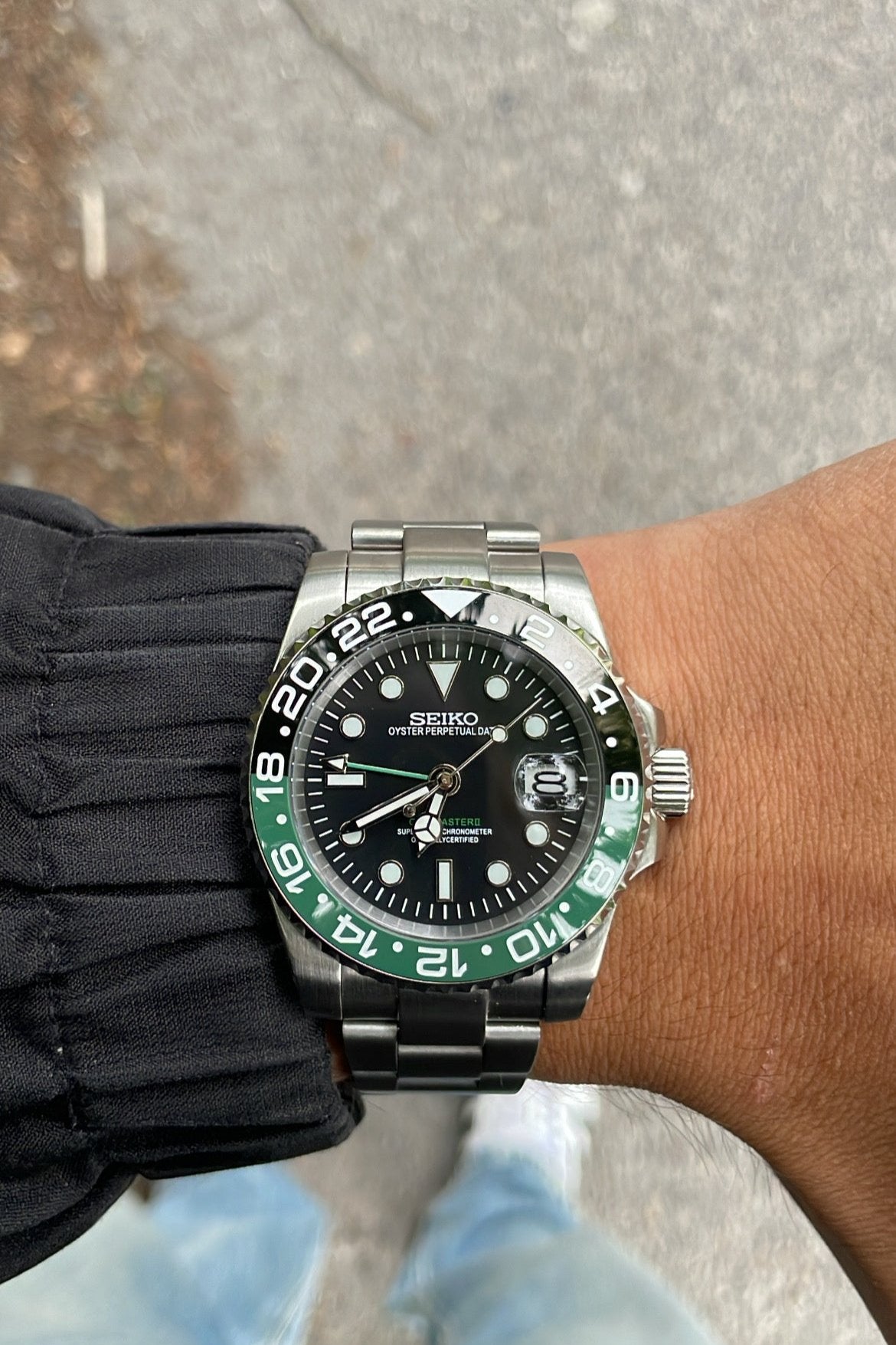 GMT SPRITE - CUSTOM SEIKO NH34 AUTOMATIC WATCH