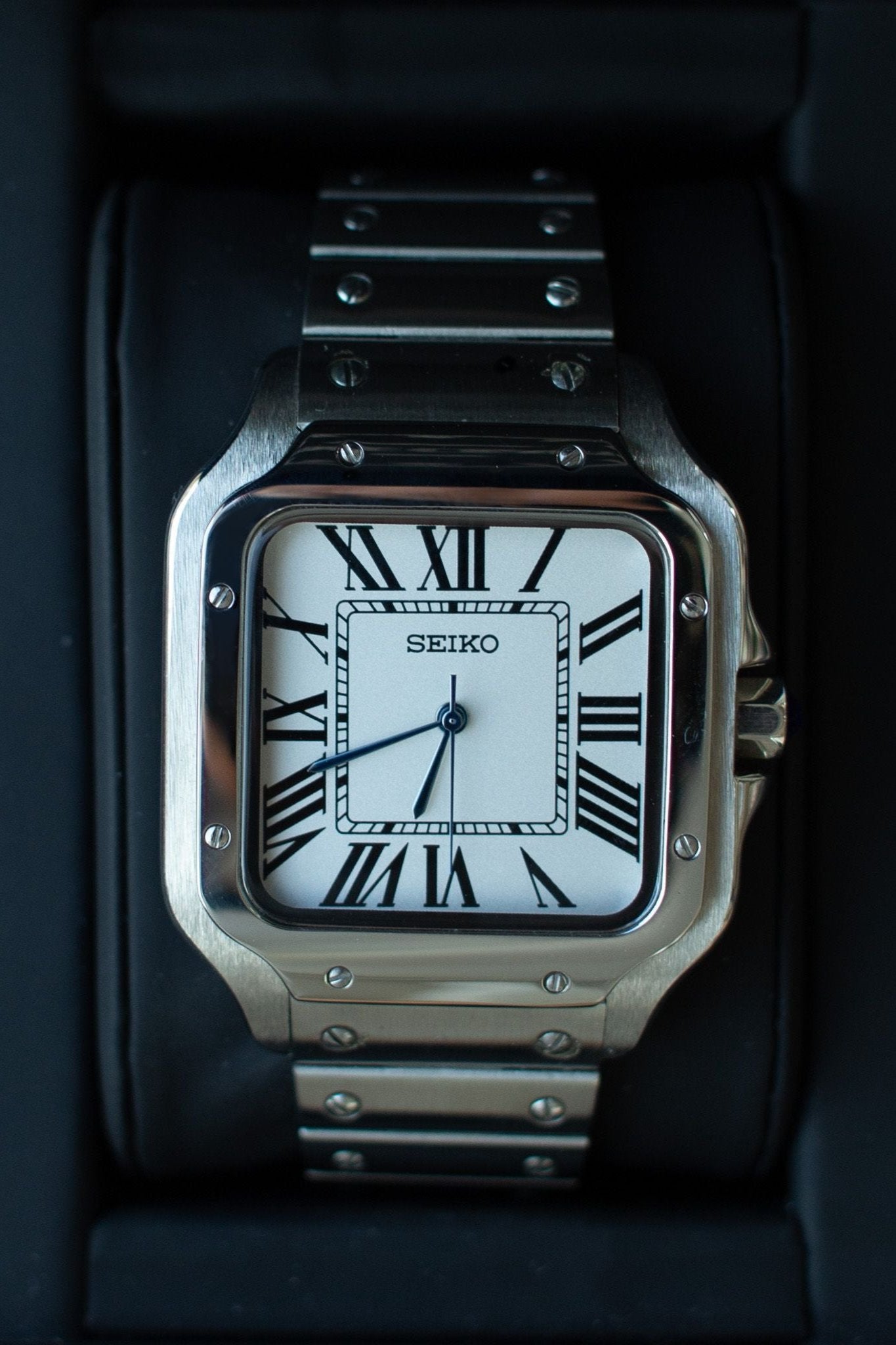 SANTOS 38 - CUSTOM SEIKO NH35 AUTOMATIC WATCH