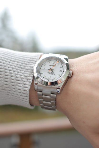 SNOWFALL - CUSTOM SEIKO NH35 AUTOMATIC WATCH